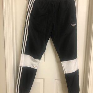 Adidas asymmetrical track pants